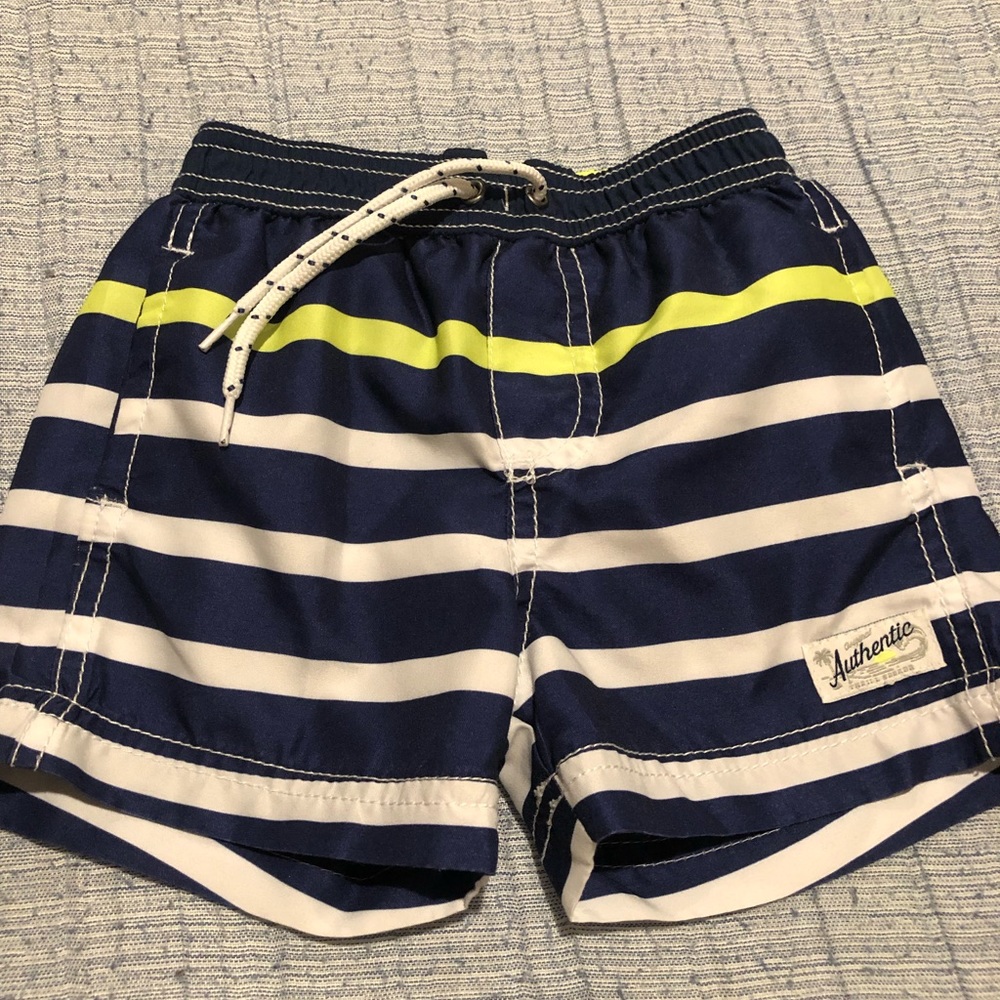 Striped Baby Boys Bathing Suit - Picture 1 of 4